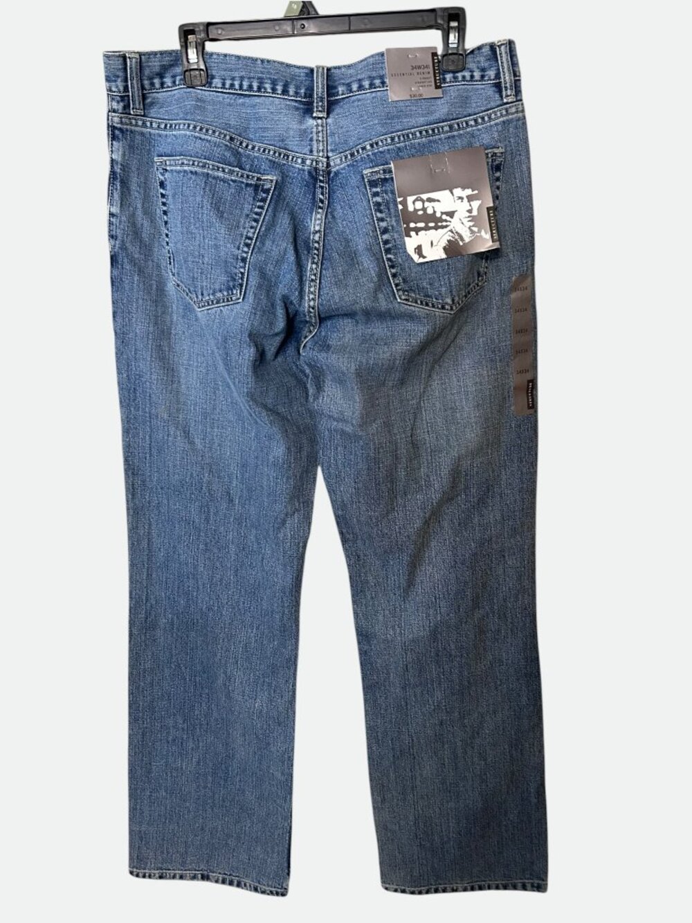 Structure Mens Jeans NWT 34x34 Vintage Straight Leg Medium Wash Denim